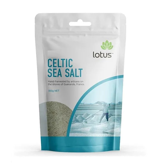 LOTUS CELTIC FINE SEA SALT 500G