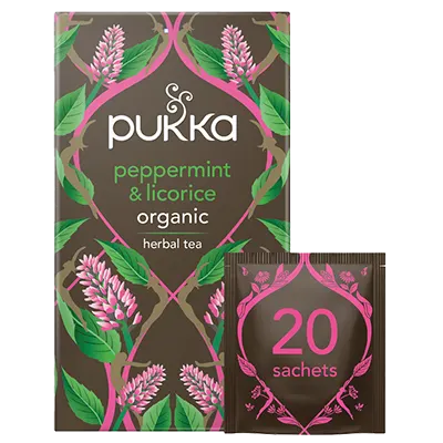 PUKKA PEPPERMINT & LICORICE TEA